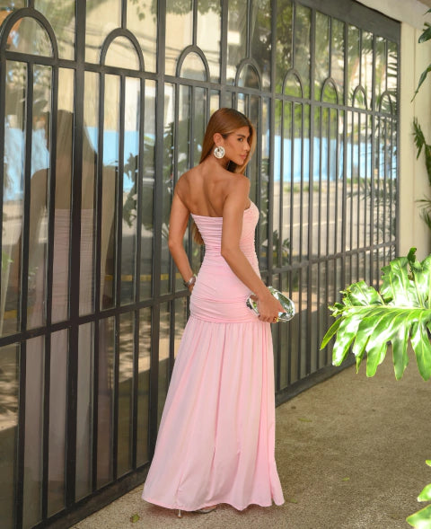 Vestido Elena Rosa