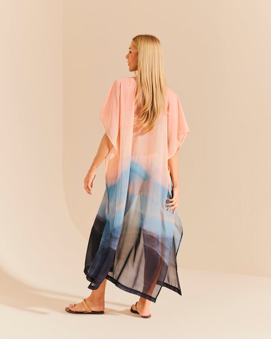 KAFTAN LONGO COM AMARRAÇÃO