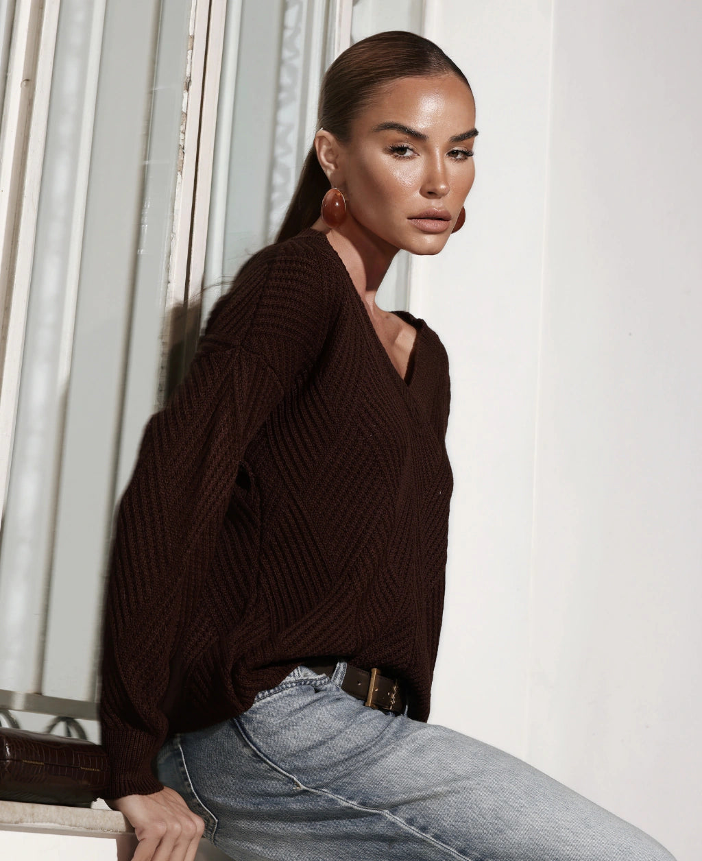 Blusa Tricot Arizona Chocolate
