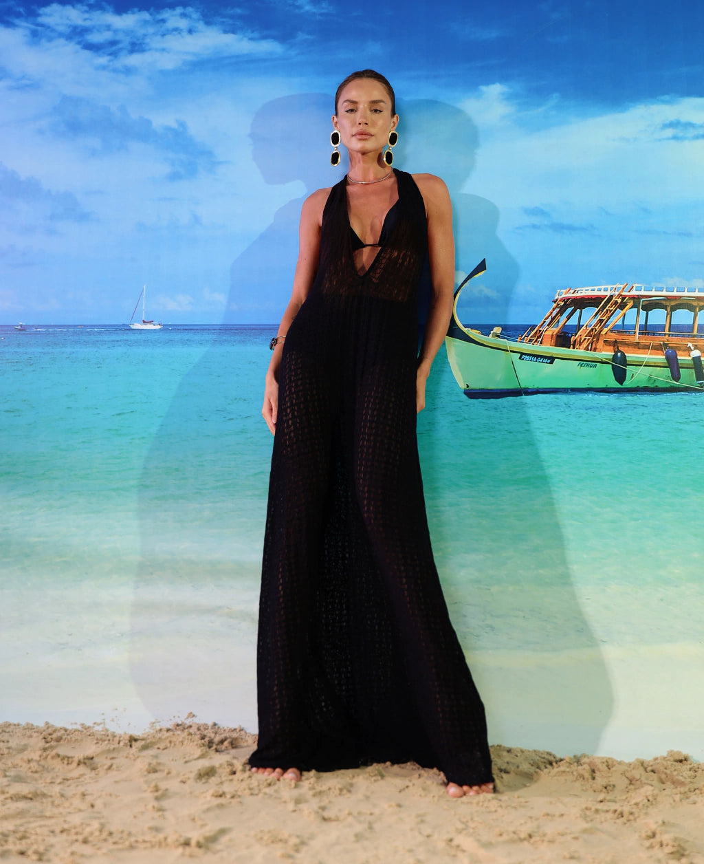 Vestido Dani Renda Preto