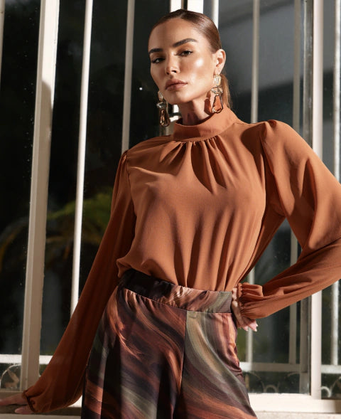 Blusa Isabely Ferrugem