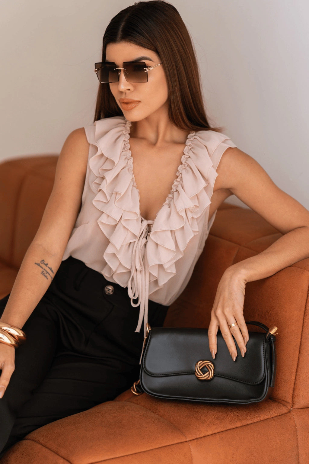 Blusa July Florence Beje