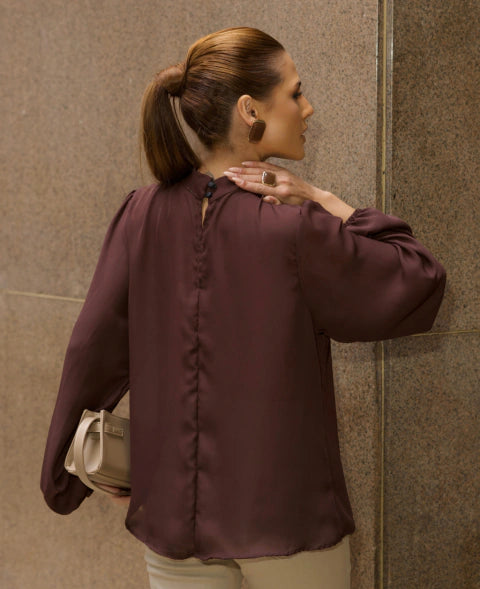 Blusa Isabely Chocolate