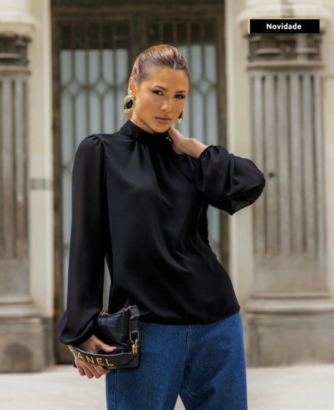 Blusa Isabely Preto