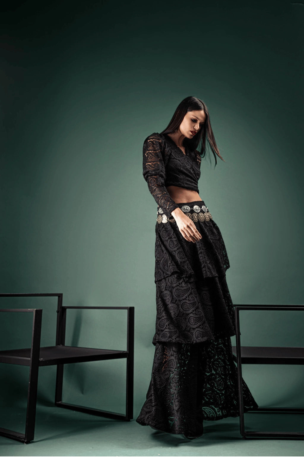 Conjunto Yumi Florence Preto