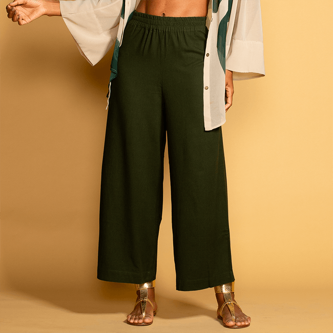 Calça em Linho Ventura - DECHELLES