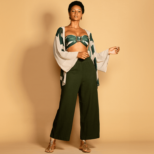 Calça em Linho Ventura - DECHELLES