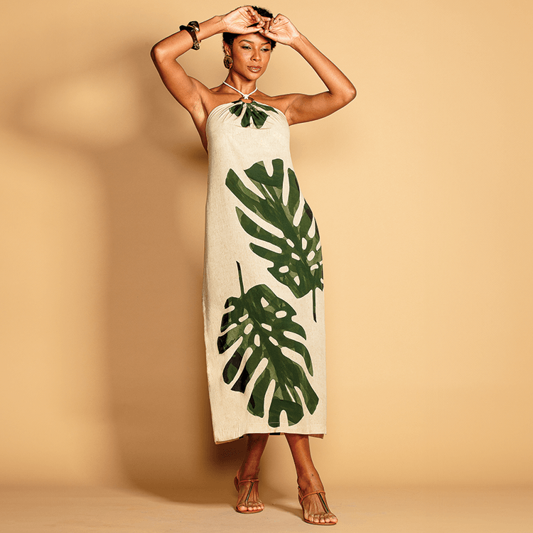 Vestido Longo Frente Única Ventura - DECHELLES