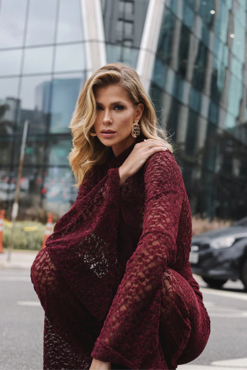 Blusa Angélica Marsala