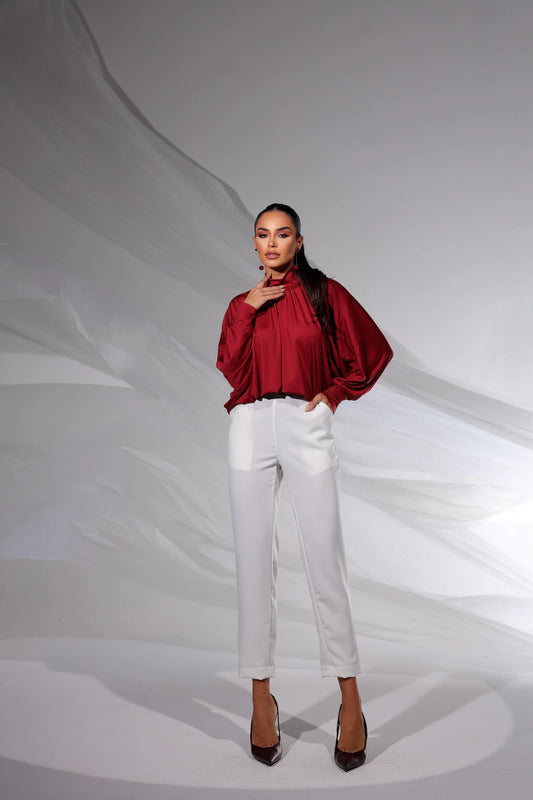 Calça Alfaiataria Julie Off White