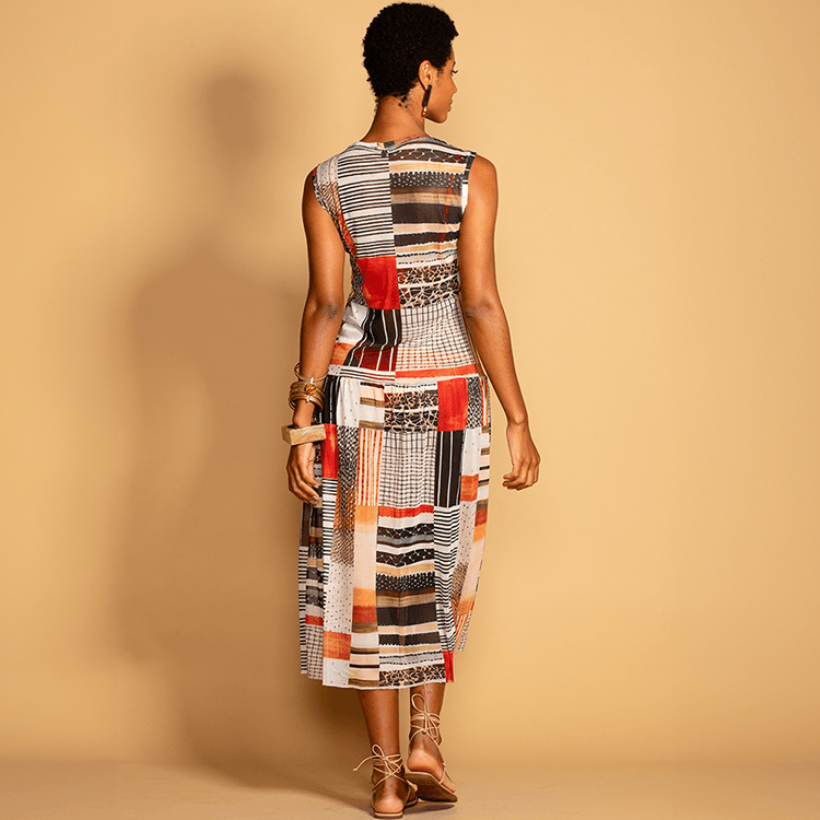 Vestido longo sem mangas ACORDES - DECHELLES