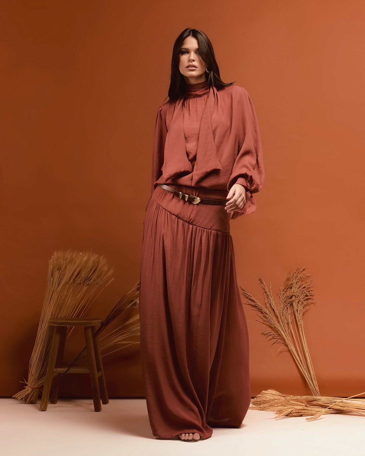 Conjunto Kiraz Artsy Ferrugem