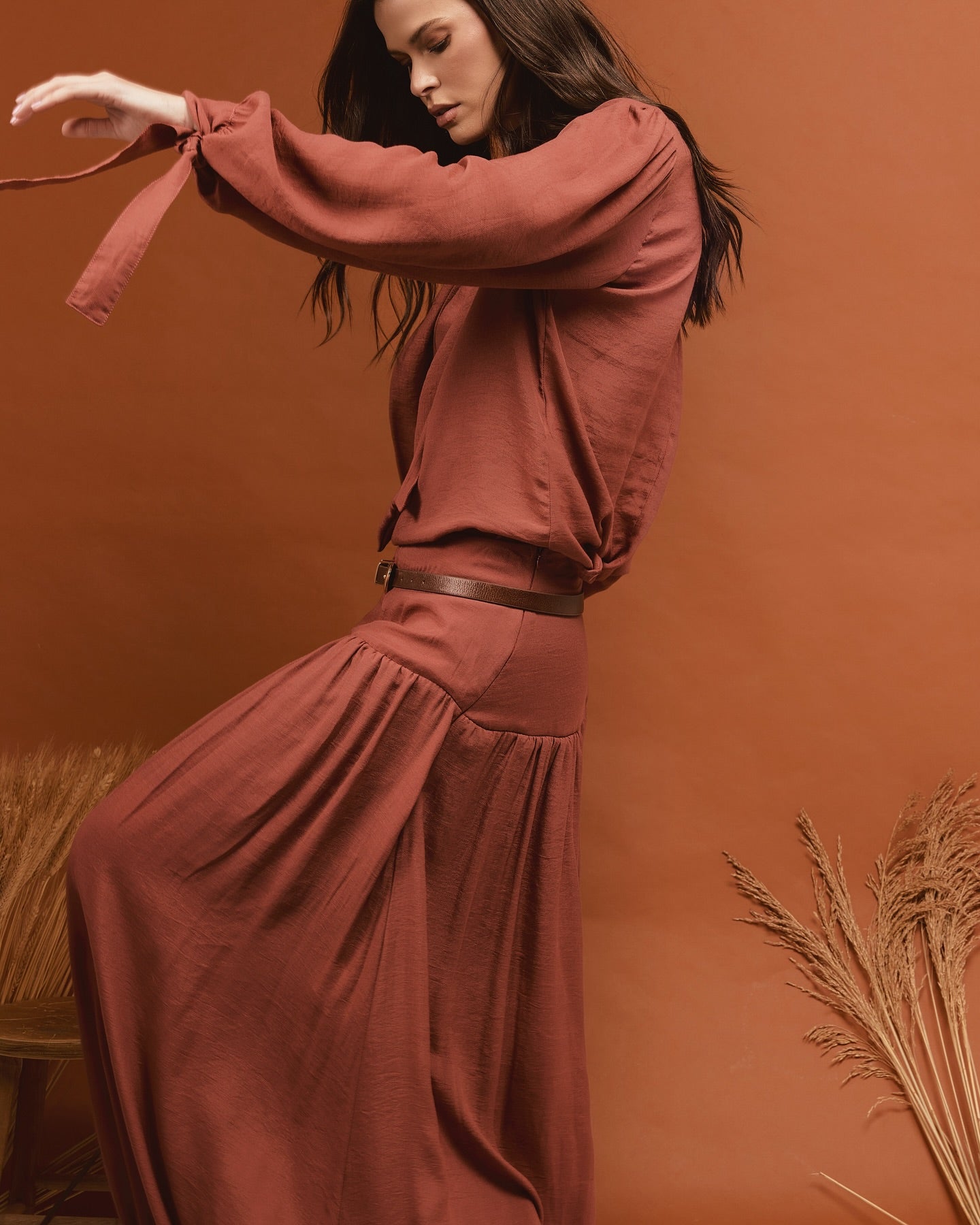 Conjunto Kiraz Artsy Ferrugem